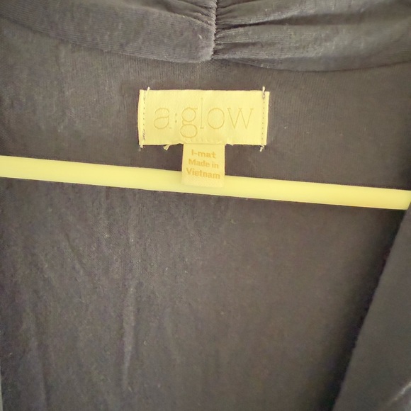 A:glow Elegant Navy Blue Maternity Nursing‎ Breastfeeding Dress Large - Picture 4 of 8